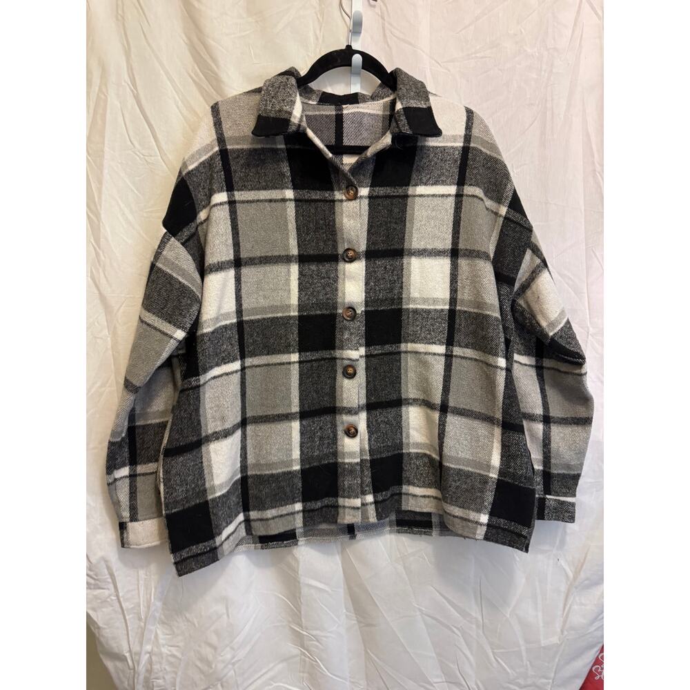 Black and Grey Shacket